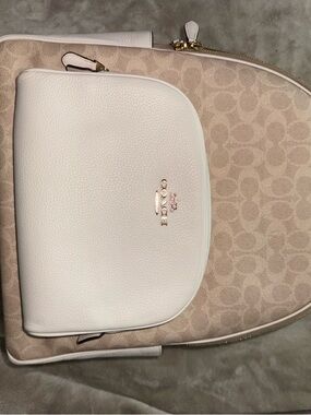 Coach Large Court Backpack in Signature Canvas